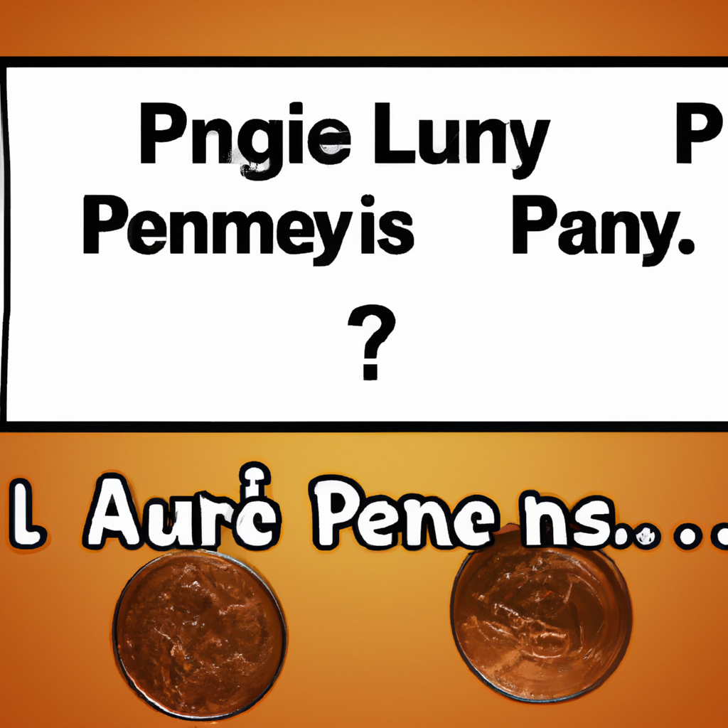 ¿Cuál es el plural de Penny en inglés?